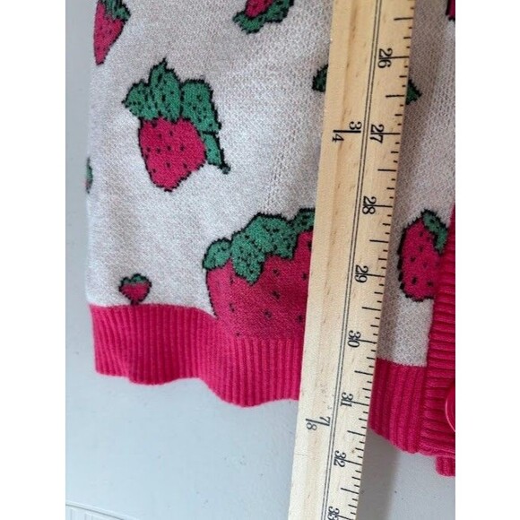Disney Pixar Toy Story 3 Lotso Bear & Strawberries Cardigan Sweater‎ Size 2X - Picture 7 of 8